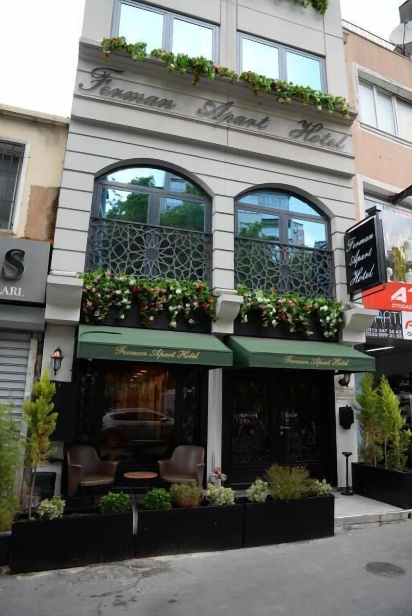 Ferman Apart Hotel Sisli Harbiye Exterior foto